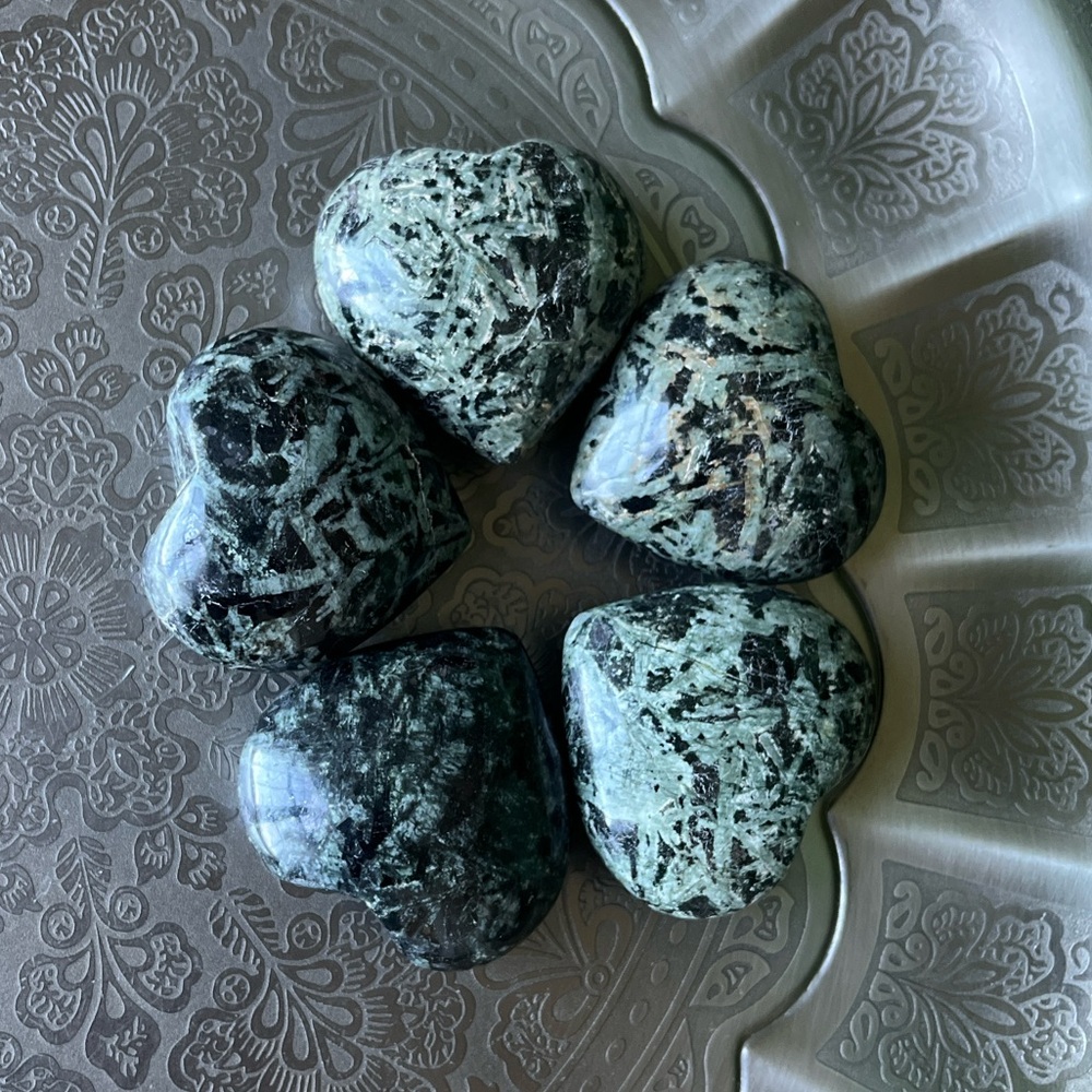 The supreme nurturer Rainforest Jasper heart (one)